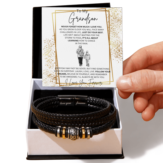 Grandson Love You Forever Bracelet