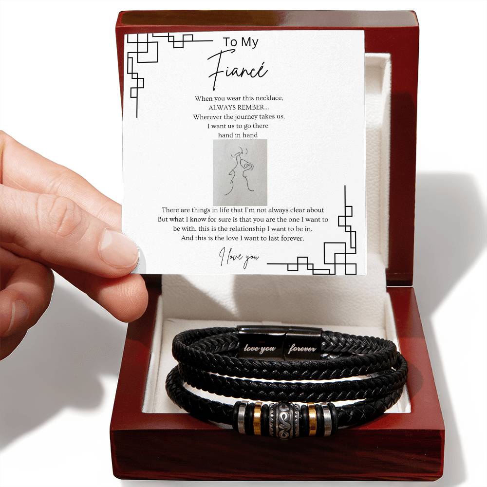 Fiancé Love You Forever Bracelet