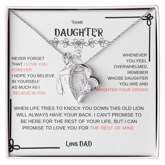 Daughter Forever Love Necklace