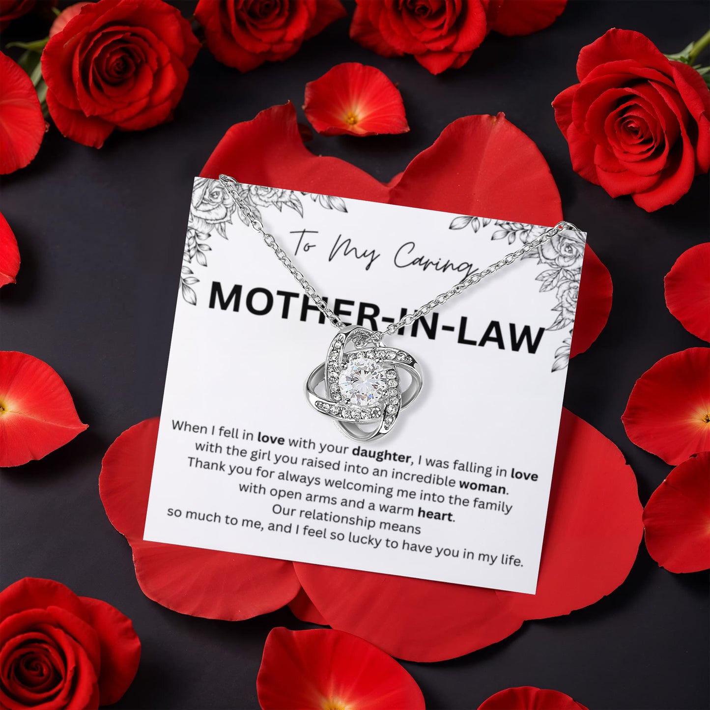 Mother-In-Law Love Knot Necklace
