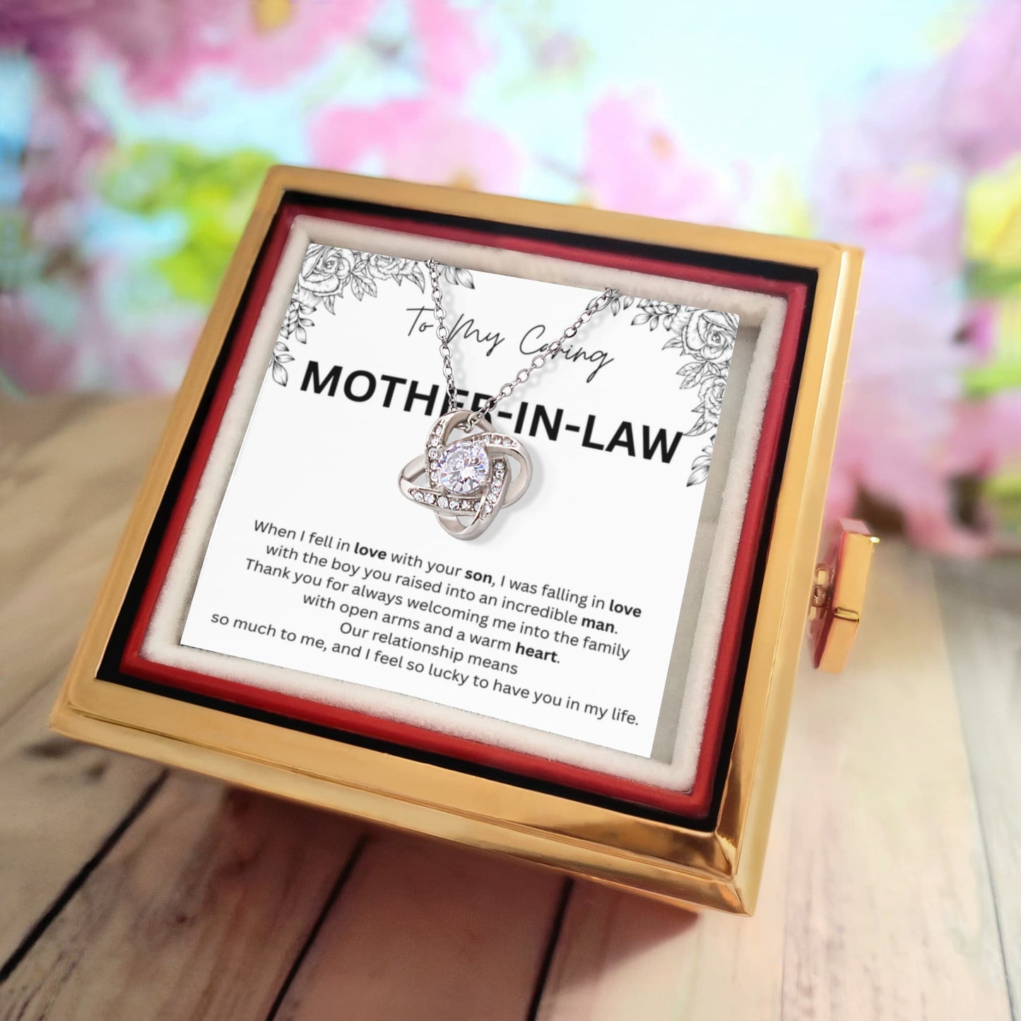Mother-In-Law Love Knot Necklace