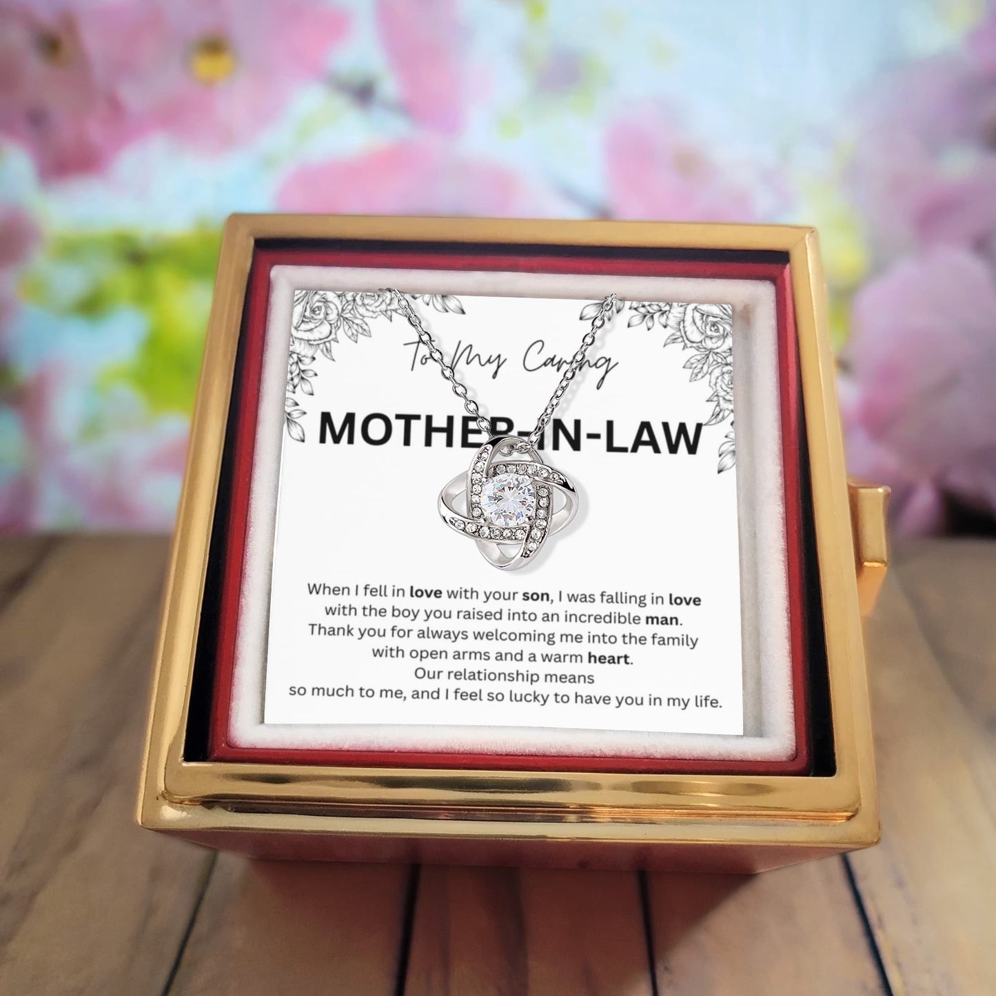 Mother-In-Law Love Knot Necklace