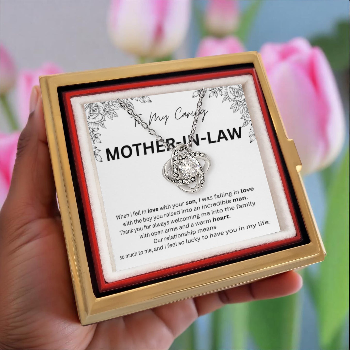 Mother-In-Law Love Knot Necklace