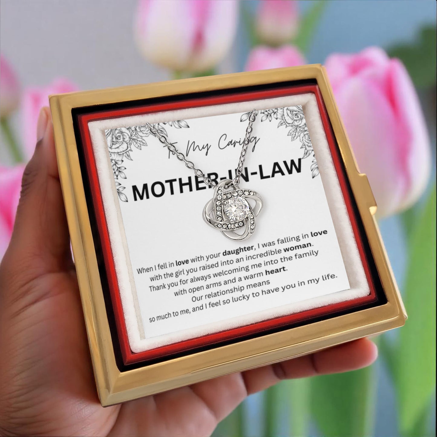 Mother-In-Law Love Knot Necklace