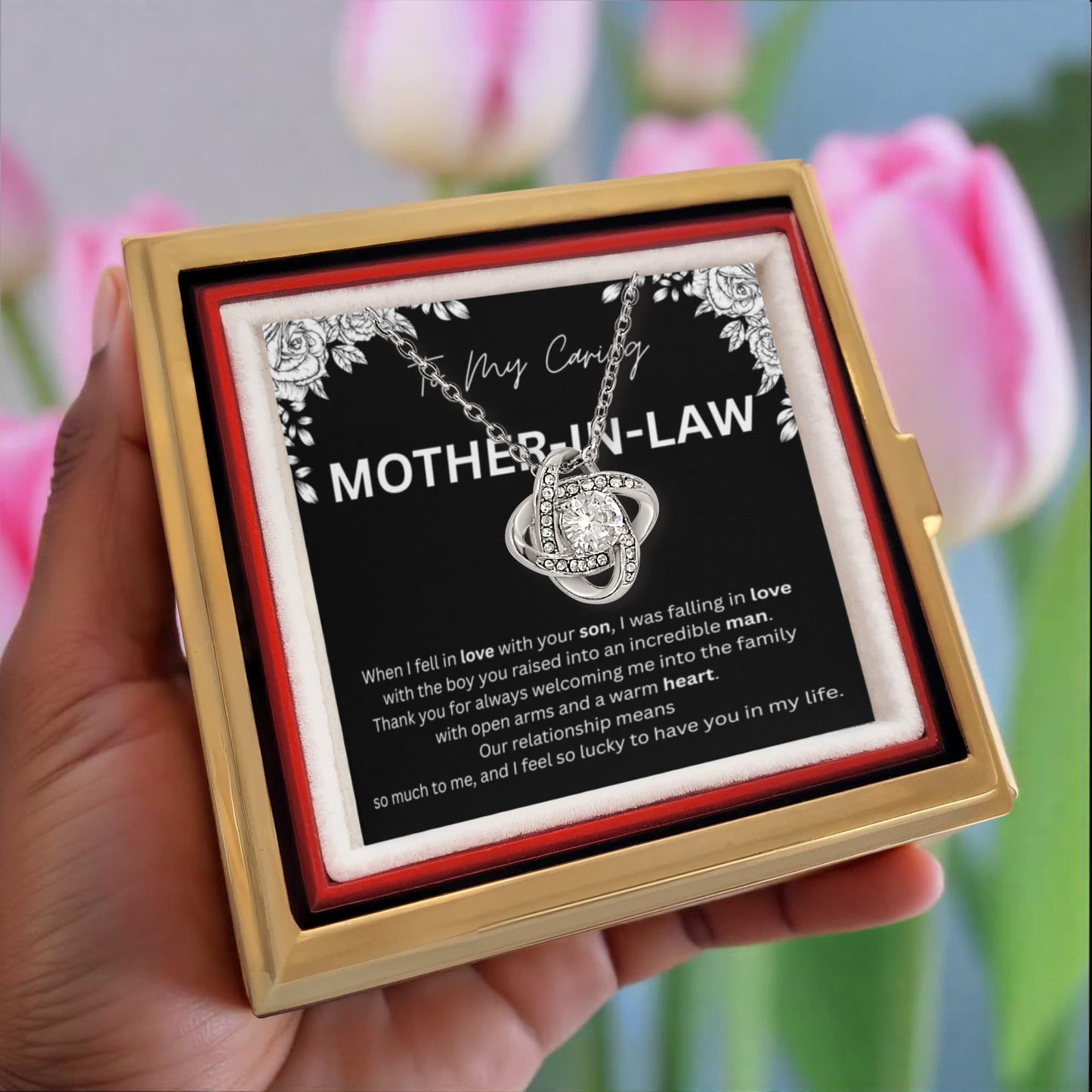 Mother-In-Law Love Knot Necklace