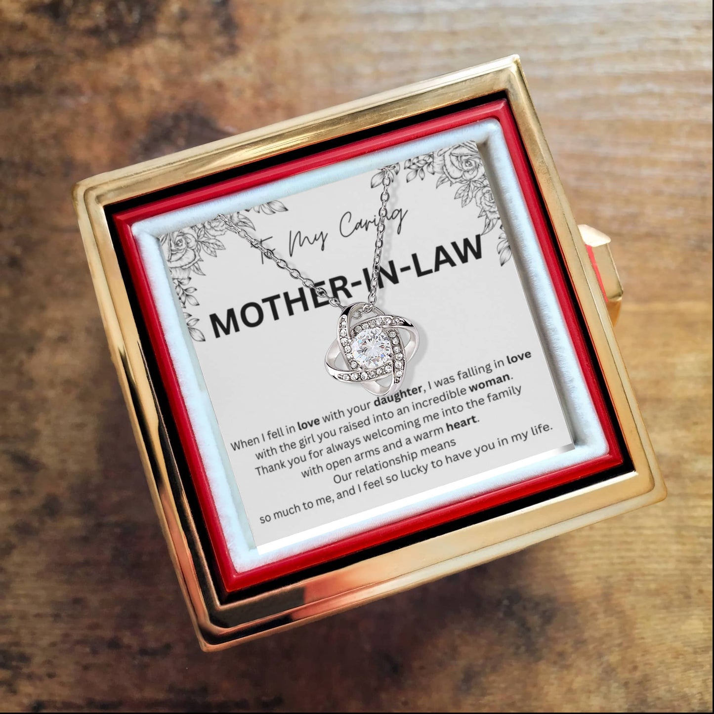 Mother-In-Law Love Knot Necklace