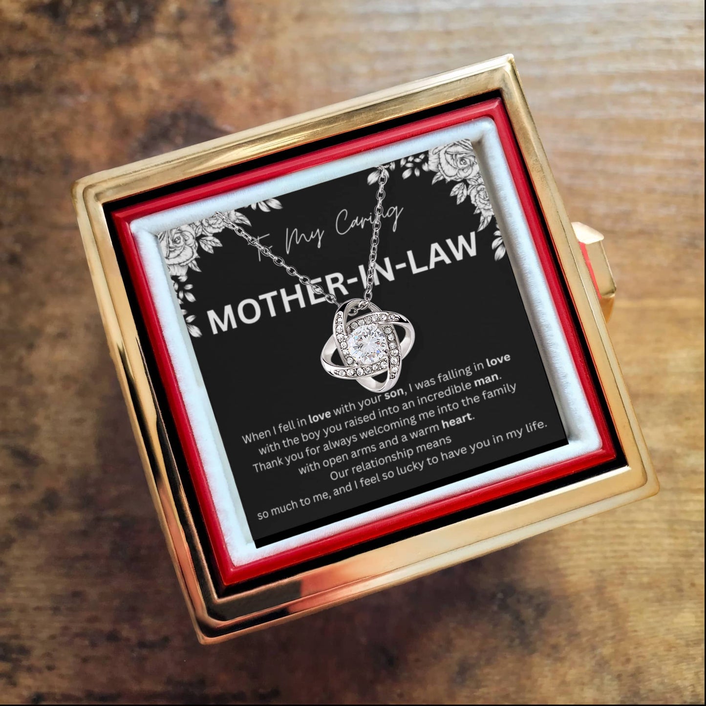 Mother-In-Law Love Knot Necklace